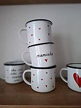  - Smaltovaný hrnček pre maminku  - 17483668_
