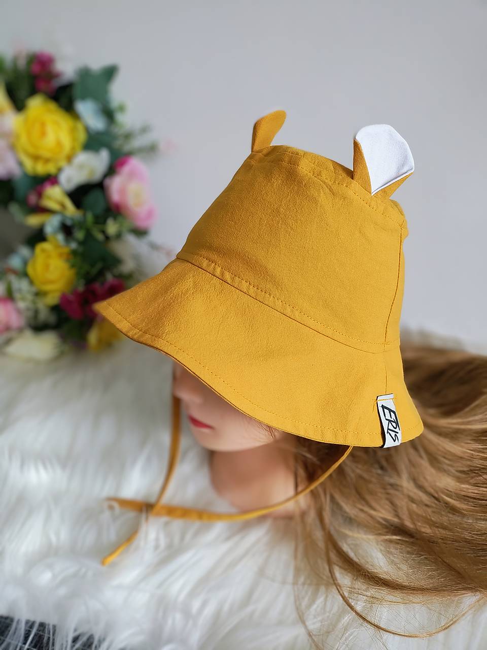 Klobúčik na leto ŽLTÝ