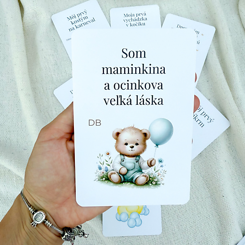 Papiernictvo - MACÍK - kartičky pre chlapčeka - 40ks - 17484582_