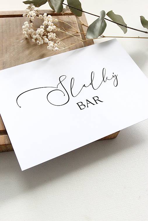 Papiernictvo - Kartička - Sladký bar - 17484322_