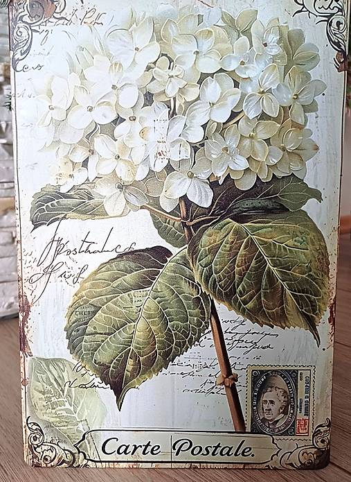 Tabuľky - Vintage plechová  tabuľka - 17484046_
