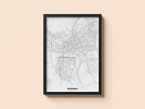 Grafika - Bratislava – mapa mesta [digitálna verzia] - 17483508_
