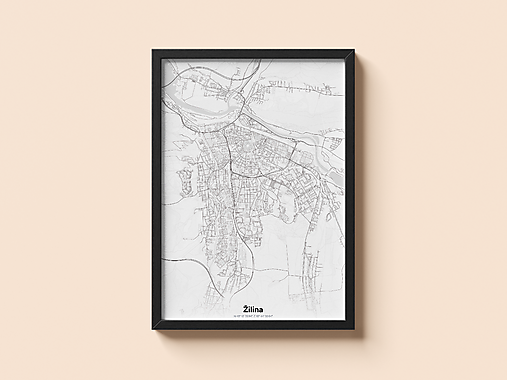 Grafika - Žilina – mapa mesta [digitálna verzia] - 17483557_