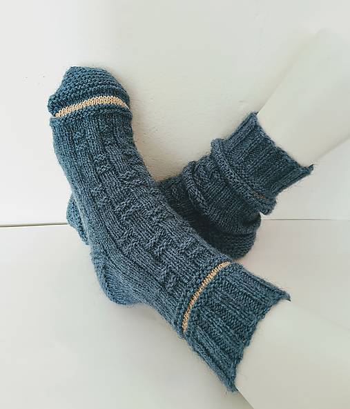 Ponožky, pančuchy, obuv - Dámske ponožky vlna/mohér - 17484993_