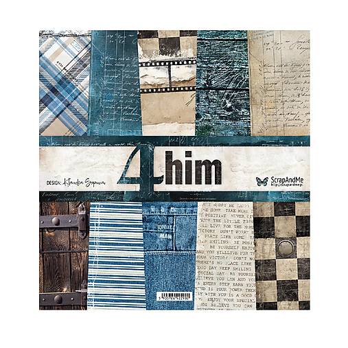 Papier - Scrapbook papier 4 him 12 x 12 - 17487111_
