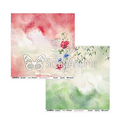 Papier - Scrapbook papier Summer Meadow 9 12 x 12 - 17487348_