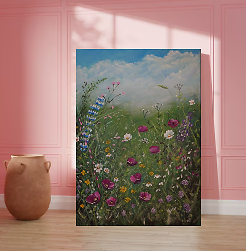 Obrazy - Na lúke - 17486793_