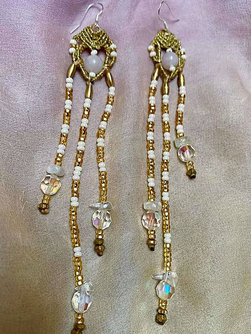 Iné šperky - Náušnice s Ruženínom - 17487924_