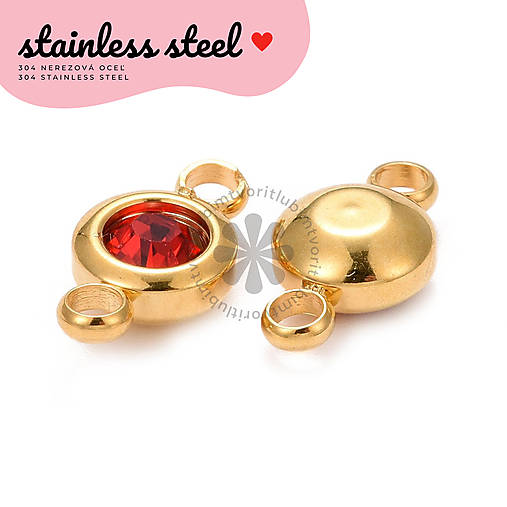 Komponenty - (2219) Medzikus so zirkónom, 12x6x4 mm - 1 ks - 17487259_