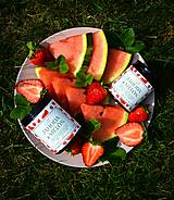 Sviečky - Sójová sviečka JAHODA & MELÓN (120 g) - 17488059_