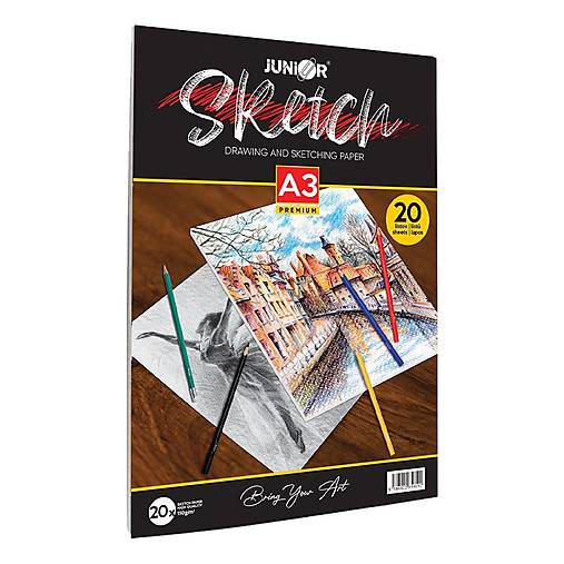 Blok na kreslenie a skicovanie, 110g/m2, 20 listov (A3 PREMIUM)