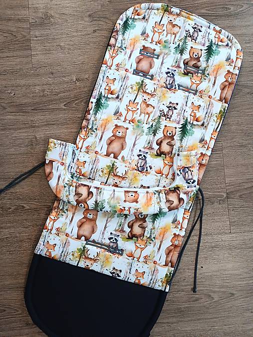 Detský textil - Podložka a madlo Valco Snap - dobrodružstvo zvieratiek - 17489314_