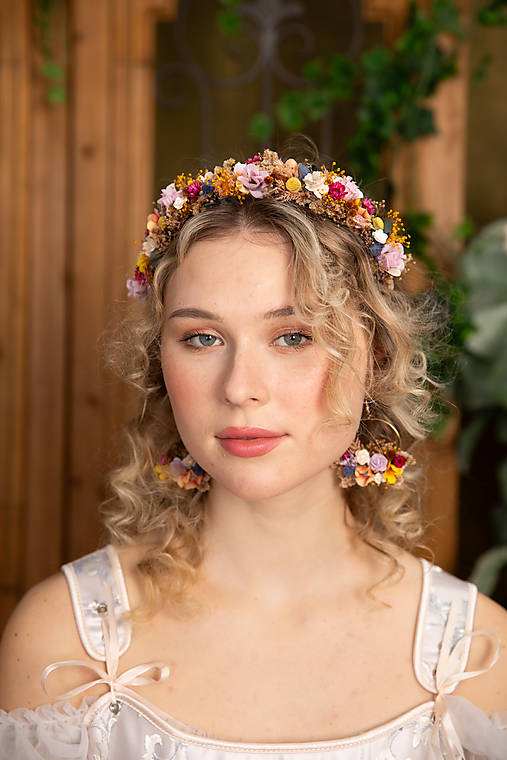Kvetinová čelenka "jarné tance"