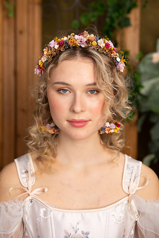 Kvetinová čelenka "jarné tance"
