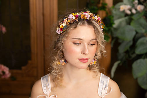 Kvetinová čelenka "jarné tance"