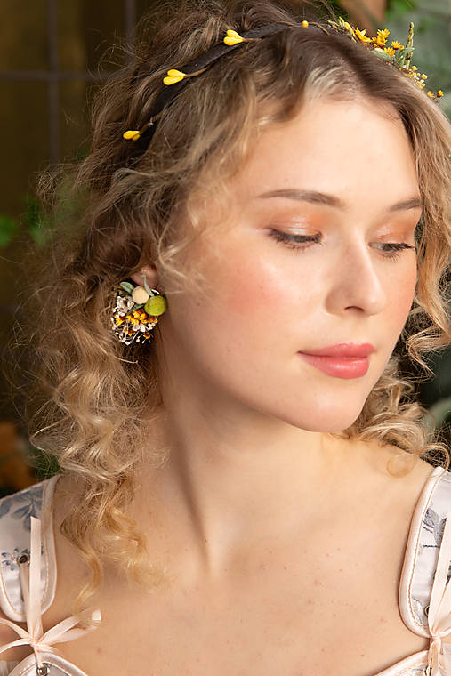 Kvetinová čelenka "príchod jari"