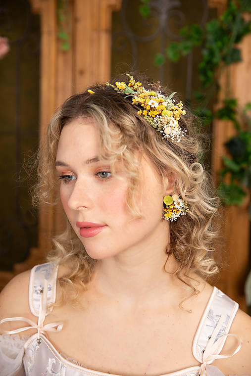 Kvetinová čelenka "príchod jari"