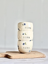 Nádoby - Pohárik MAMA Tmavá Nezábudka - 17492808_