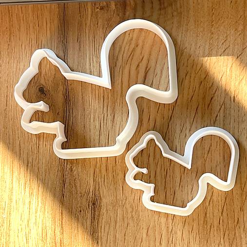 Príbory, varešky, pomôcky - Vykrajovačka - veverička (1 ks alebo sada) / S023-e2 - 17493096_