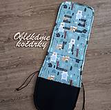 Detský textil - Podložka ku kočiku Valco Trend -  mint zvieratka - 17492792_