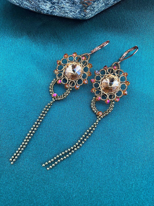 Náušnice - Náušnice swarovski - 17495905_