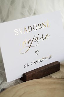 Papiernictvo - Vejáre - info kartička A5 ZLATÁ - 17497572_