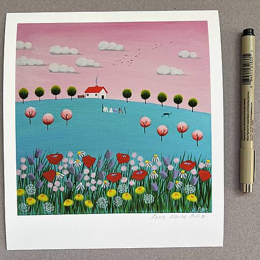 Malé hotofky, Giclée Art Print, 18x20cm