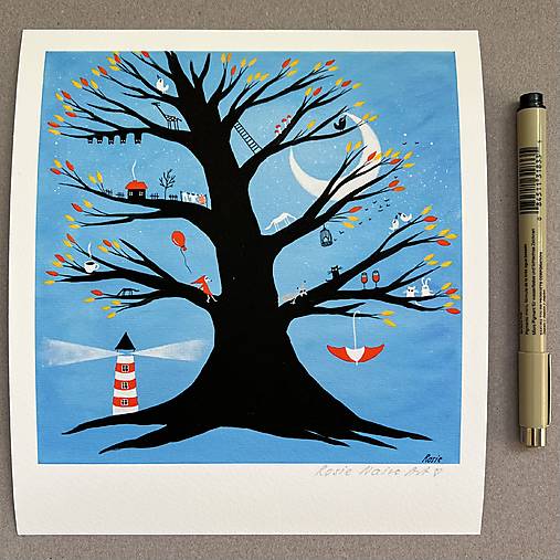 Malé hotofky, Giclée Art Print, 18x20cm