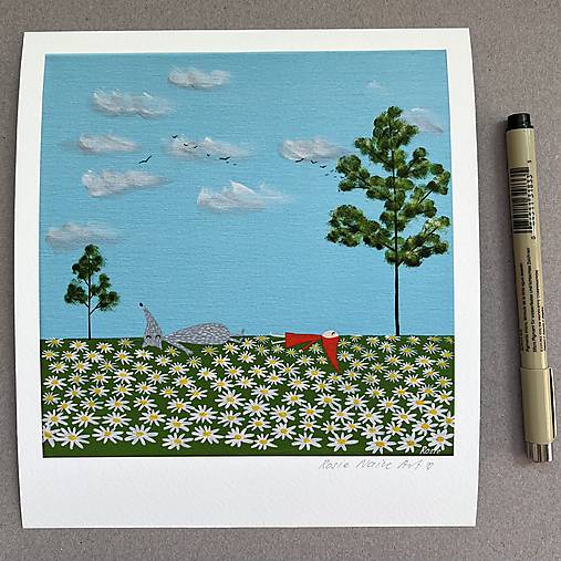 Malé hotofky, Giclée Art Print, 18x20cm