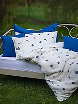 Úžitkový textil - Ľanové posteľné obliečky Flower Paradise - 17496977_