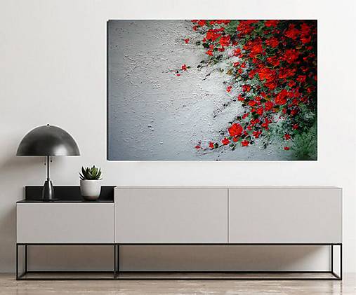 Obrazy - Red Flowers - 17499393_