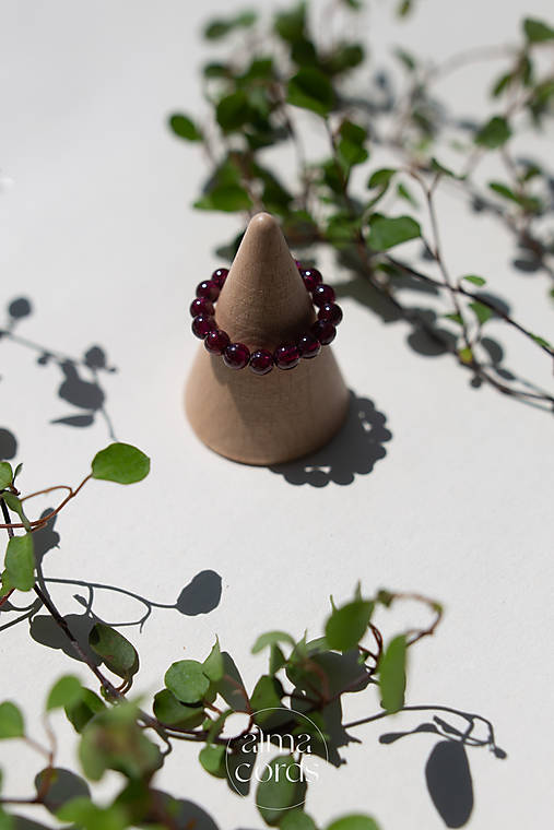 Prstene - Prsteň GRANÁT - 17501135_