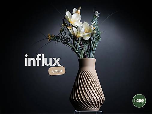 Dekorácie - Dekoratívna váza Influx - 17501028_