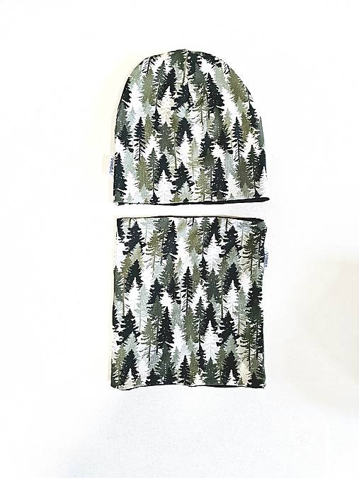 Dvojvrstvová čiapka "forest"