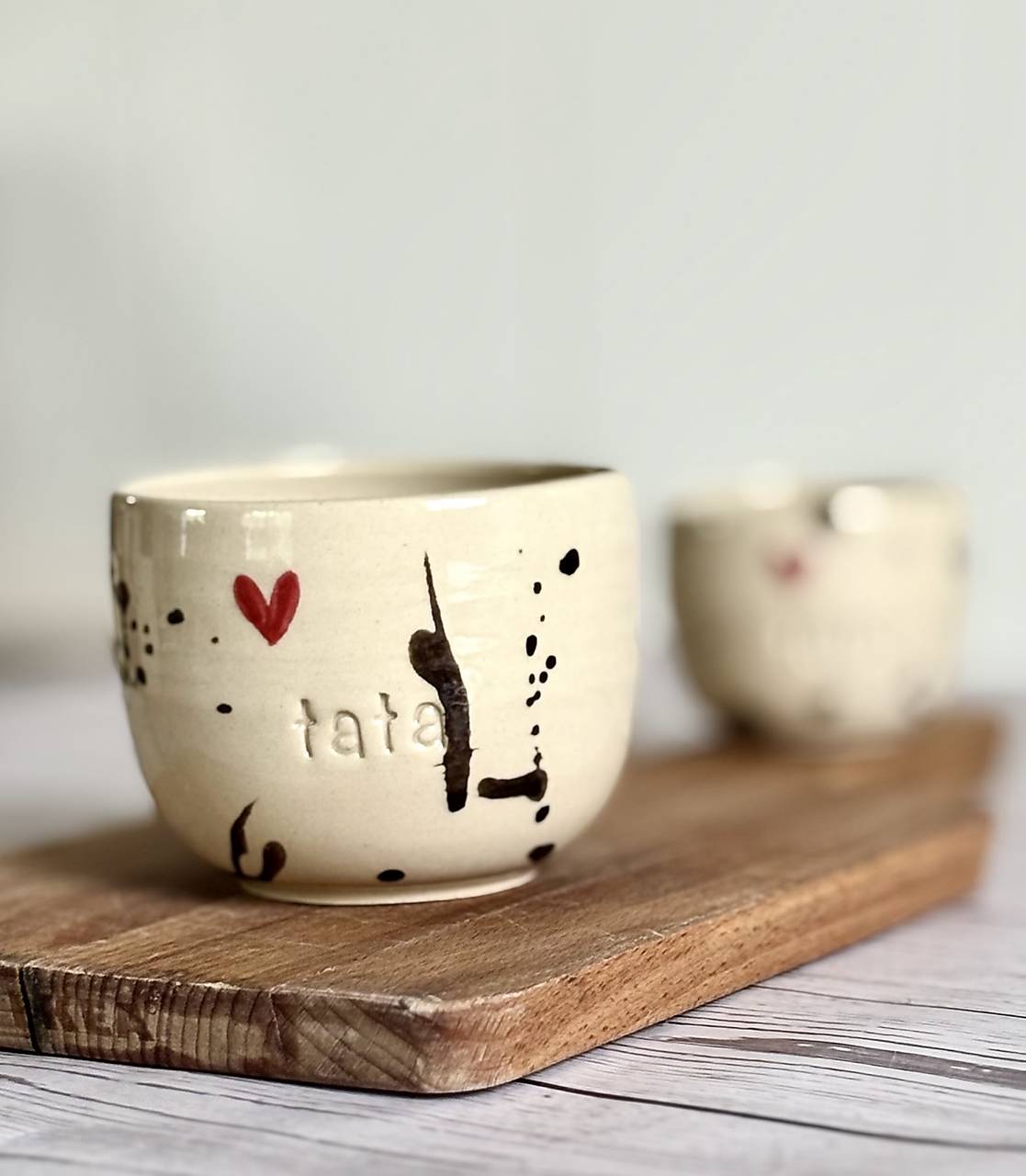Love is in the air - pohárik latte tata (280ml, bez uška)