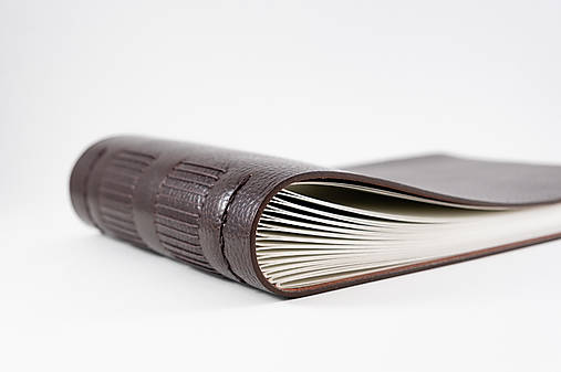 Papiernictvo - Kožený fotoalbum Natália Maxima - 17502326_