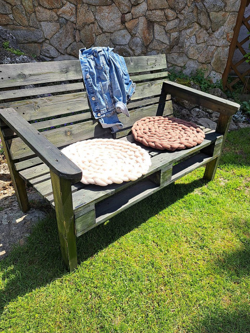 Úžitkový textil - Podsedák BROŇA - 17502071_