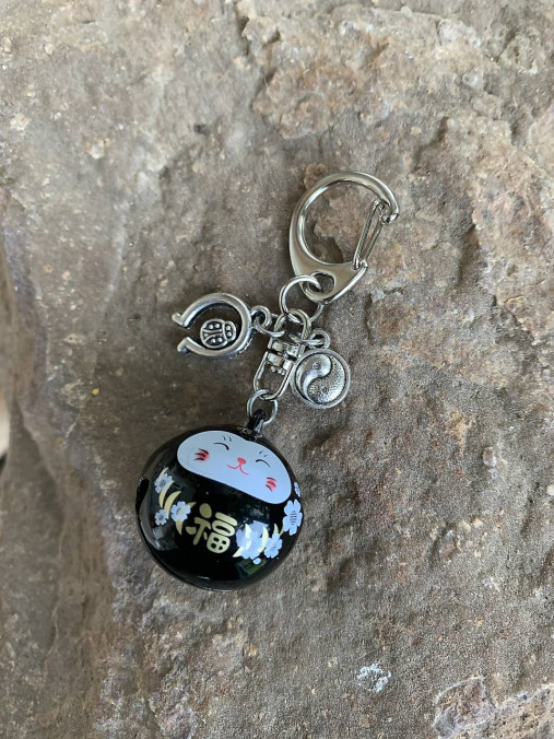 Kľúčenky - kľúčenka japonská mačka šťastia - 17503995_