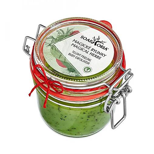 Magické bylinky - organický soľný telový peeling Soaphoria