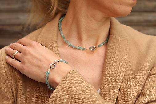 Náhrdelník choker apatit