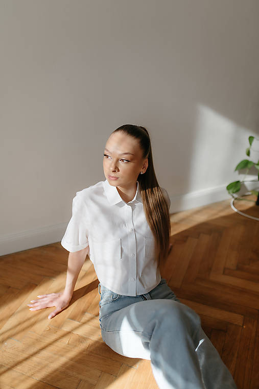 Dámska košeľa - crop