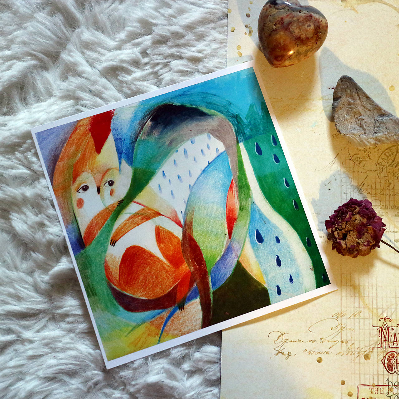 Pozorovať dážď/ print