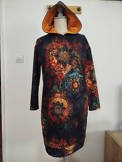 Šaty - Mikinošaty Mandala - 17507693_