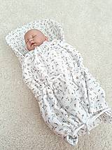 Detský textil - Letná "rastúca"  mušelínová zavinovačka mini kvetinky  - 17510195_
