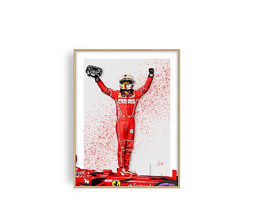 F1 Jezdci | Limitovaná edice (Bílé pozadí)