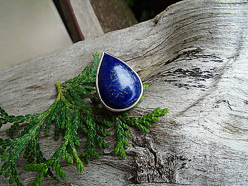 Strieborny prsteň Ag 925 Lapis Lazuli