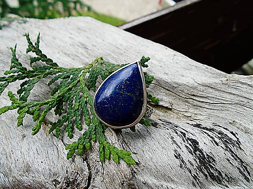 Strieborny prsteň Ag 925 Lapis Lazuli