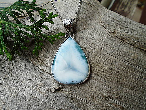 Strieborný prívesok Ag925 Larimar