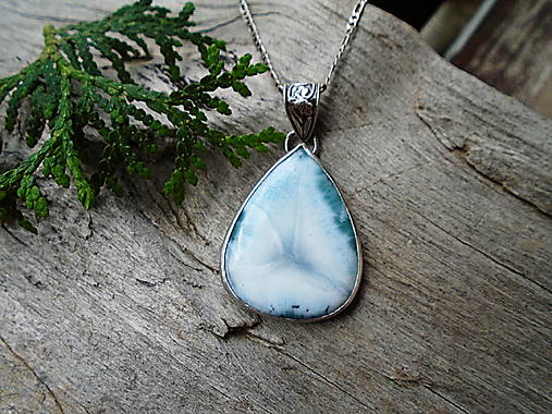 Strieborný prívesok Ag925 Larimar