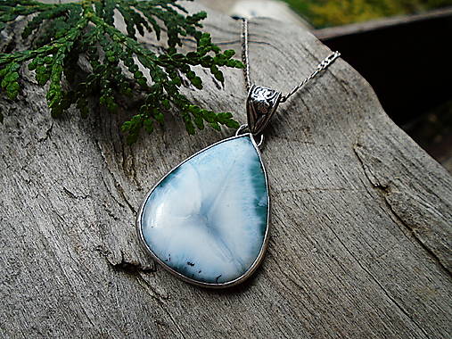 Strieborný prívesok Ag925 Larimar